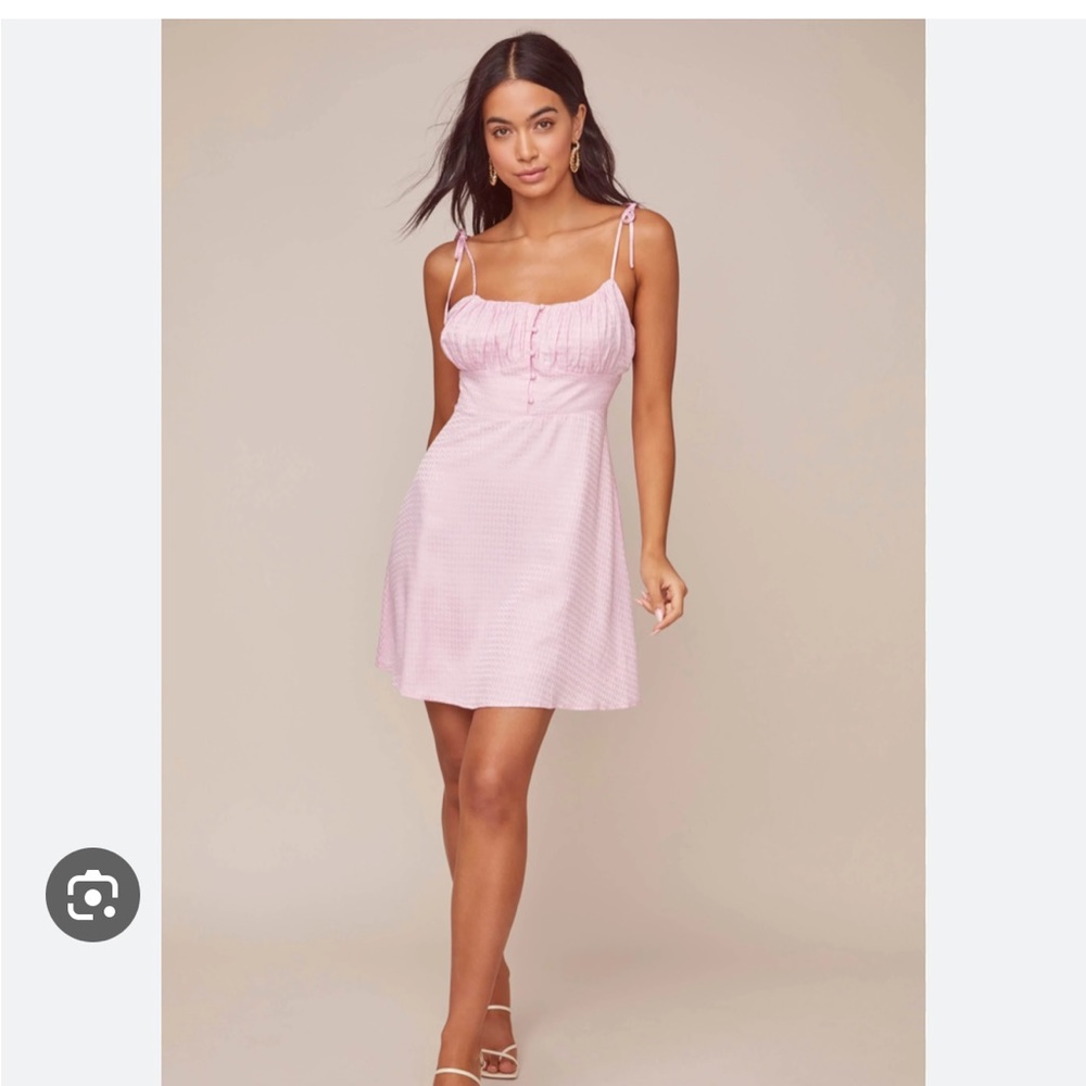 ASTR the label mon cherie mini dress pink